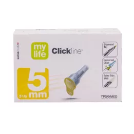 MYLIFE Clickfine pennnålar 5 mm 31 G, 100 st