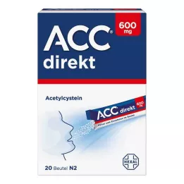 ACC direkt 600 mg pulver för oral användning i dospåse, 20 st