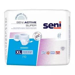 SENI Aktiv superinkontinenstrosa Disposable XL, 10 st