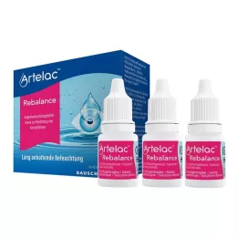ARTELAC Återbalansera ögondroppar, 3X10 ml
