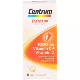 CENTRUM Fokus immun 1000 mg vitamin C+D -pinnar, 8 st