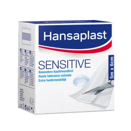HANSAPLAST Känslig gips 6 cmx5 m rulle, 1 st