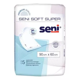 SENI Soft Super Bed Protector 90x60 cm, 5 st