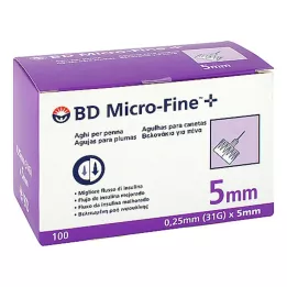 BD MICRO-FINE+ Pennålar 0,25x5 mm, 100 st