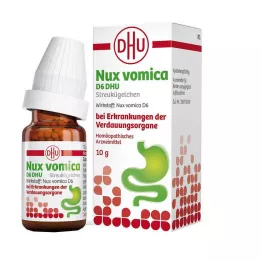 NUX VOMICA D 6 DHU Glob.för matsmältningssjukdomar, 10 g