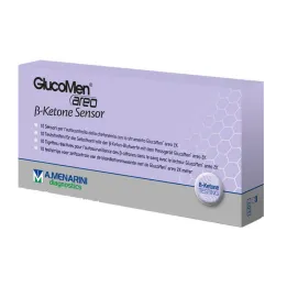 Glucomen aero 2K β-ketonsensortestremsor, 10 remsor