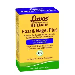 Luvos Heilerde organiska hår och nagel plus kapslar, 30 st