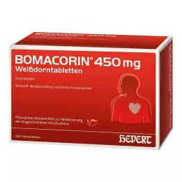 BOMACORIN 450 mg hagtornstabletter, 200 st