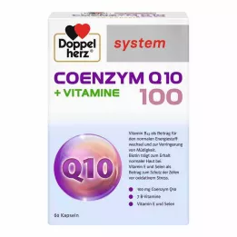 DOPPELHERZ Coenzym Q10 100+Vitaminer systemkapslar, 60 st