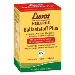 LUVOS Healing Clay Organic Fiber Plus Kapslar, 60 st