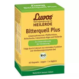 LUVOS Healing Earth Bio Bitterquell Plus Kapslar, 60 st