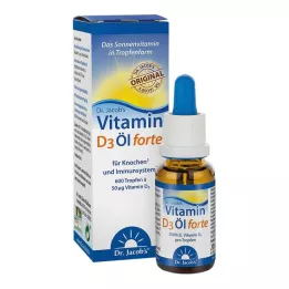 VITAMIN D3 ÖL forte Dr.Jacobs droppar, 20 ml