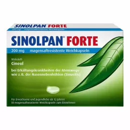 SINOLPAN forte 200 mg gastroresistenta mjuka kapslar, 50 st