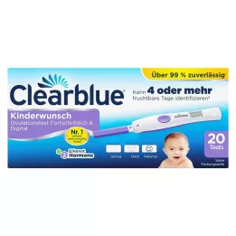 CLEARBLUE Ägglossningstest avancerat & digitalt, 20 st