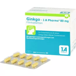 GINKGO-1A Pharma 80 mg filmbelagda tabletter, 120 st