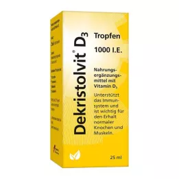 DEKRISTOLVIT D3 1 000 IE droppar, 25 ml