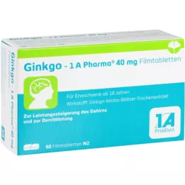 Ginkgo 1A Pharma 40 mg filmdragerade tabletter, 60 st