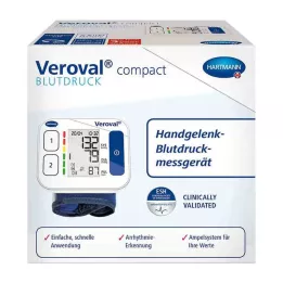 VEROVAL kompakt blodtrycksmätare för handleden, 1 st