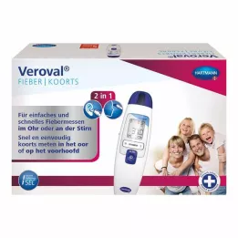 VEROVAL 2in1 infraröd febertermometer, 1 st