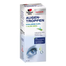 DOPPELHERZ Ögondroppar Hyaluron 0,3% system, 10 ml