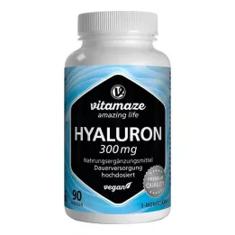 HYALURONSÄURE 300 mg högdos veganska kapslar, 90 st