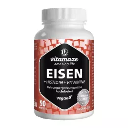 EISEN 20 mg+Histidin+Vitaminer C/B9/B12 kapslar, 90 st