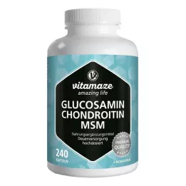 GLUCOSAMIN CHONDROITIN MSM C-vitaminkapslar, 240 st