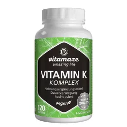 VITAMIN K1+K2 komplexa veganska högdoskapslar, 120 st