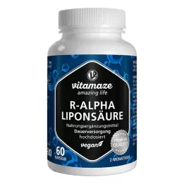 R-ALPHA-LIPONSÄURE 200 mg högdos veganska kapslar, 60 st