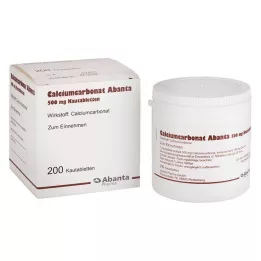 CALCIUMCARBONAT ABANTA 500 mg tuggtabletter, 200 st