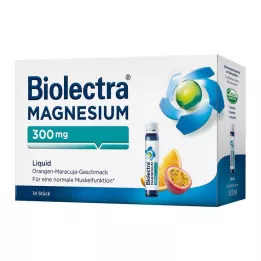 BIOLECTRA Magnesium 300 mg Vätska, 14 st