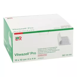 VLIWAZELL Pro superabsorberande kompress steril 10x10 cm, 10 st