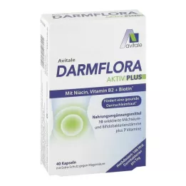 DARMFLORA Aktiv Plus 100 miljarder bakterier + 7 vitaminer, 40 st