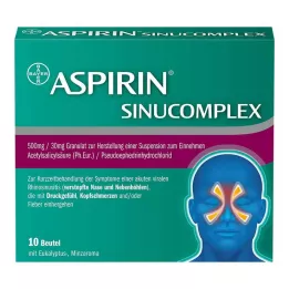 ASPIRIN SINUCOMPLEX 500mg/30mg Gra.Sus.-Herst.Btl., 10 st