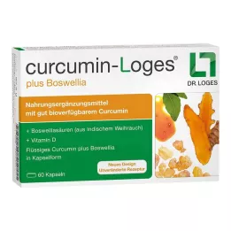 CURCUMIN-LOGES plus Boswellia kapslar, 60 st