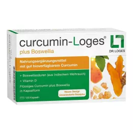 CURCUMIN-LOGES plus Boswellia kapslar, 120 st