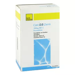 CALCI D3-Denk 1 000 mg/880 I.E. Brustabletter, 120 st
