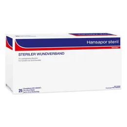 Hansapor sterilt sårförband 10x20 cm (25 stycken)
