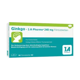 Ginkgo – 1 A Pharma® 240 mg filmdragerade tabletter, 60 st
