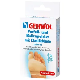 Gehwol framfot och boll av fot stoppning med elastiskt bandage medium, 1 st