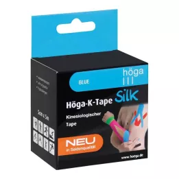 HÖGA-K-TAPE Siden 5 cmx5 m l.fr.blå kinesiol.Tejp, 1 st