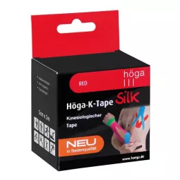 HÖGA-K-TAPE Siden 5 cmx5 m l.fr.röd kinesiol.Tejp, 1 st