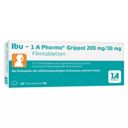 IBU-1A Pharma Grippal 200 mg/30 mg filmdragerade tabletter, 20 st