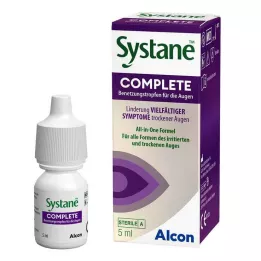 SYSTANE COMPLETE Smörjande droppar för ögonen, 5 ml
