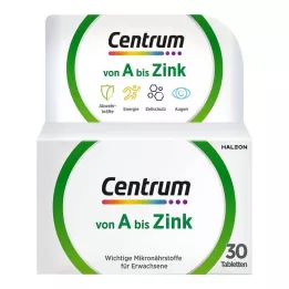 CENTRUM A-Zinktabletter, 30 st