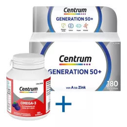 CENTRUM Generation 50+ tabletter, 180 st