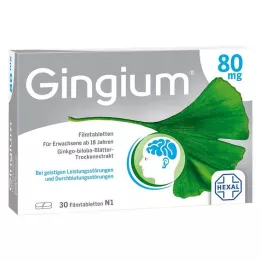 GINGIUM 80 mg filmdragerade tabletter, 30 st