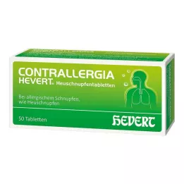 CONTRALLERGIA Hevert hösnuva tabletter, 50 st