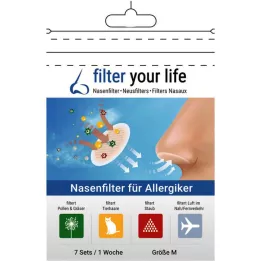 FILTER YOUR LIFE Nasen Filter F.ALERGIKER GR.M, 7x2 st