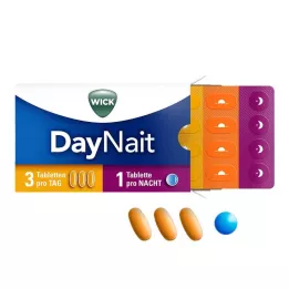 WICK DayNait filmdragerade tabletter, 16 st